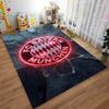 "FC Bayern München Logo Teppich mit Neon-Effekt Riss-Design" Geeignet für den Einsatz als Anti-Rutsch-Matte für Wohnzimmer Schlafzimmer Sofas