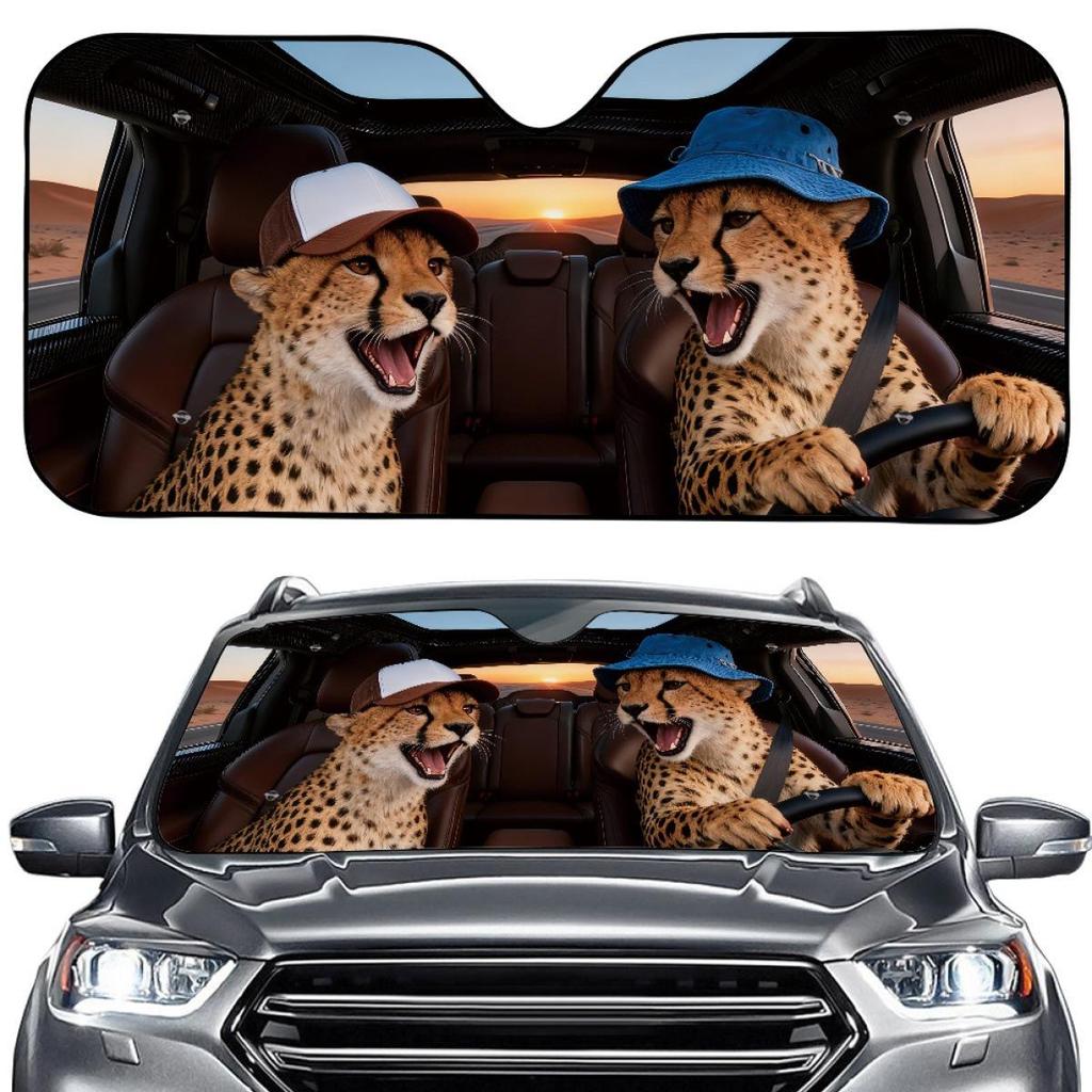 Creative Summer Aluminum Foil Car Windshield Sunshade