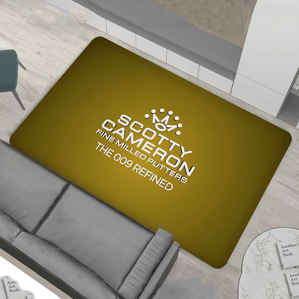 S-Scotty C-Cameron Floor Mat Retro Multiple Choice Living Room Kitchen Rug Non-Slip Modern Home Decor