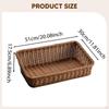 Fruit Basket Serving Tray Farmhouse Food Platter Decorative Woven Storage for Countertop