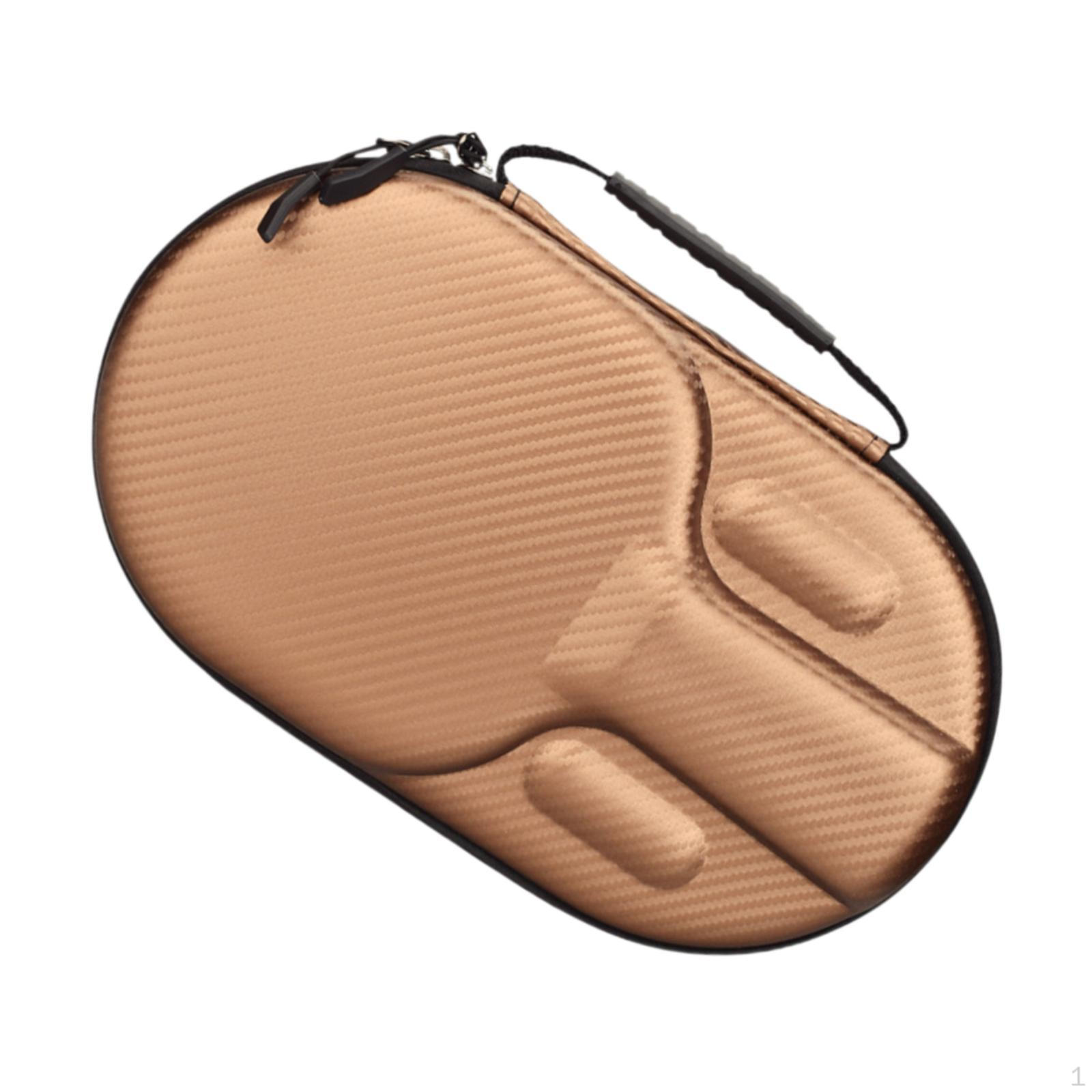 

Paddle Case for Table Tennis with Space Two Rackets And Four Balls Dark Brown