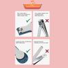 Kit de Unhas para Bebê Fofo Seguro Prático Conjunto de Manicure Cortar Aparas Unhas para Casa Crianças Bebês