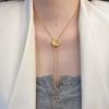 Luxury Golden Collarbone Chain High-end Exquisite Neck Pendant  Versatile