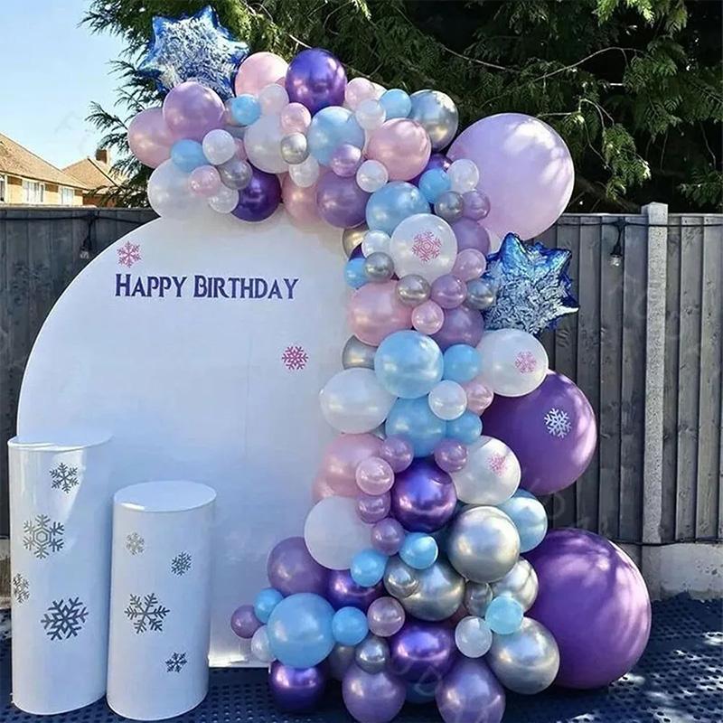 Lot Purple Balloon Set Latex Confetti Balloons Wedding Valentine's Day Globos Baby Shower Birthday Christmas Party Decorations