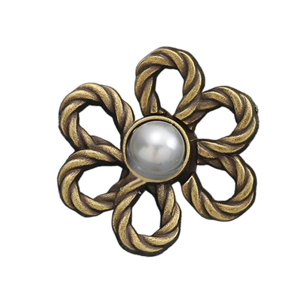 Jean Button Pin Waistband Reducer Flower Shape Adjustable Waist Buckles Alloy Material Trouser Waist Tightener for Pants