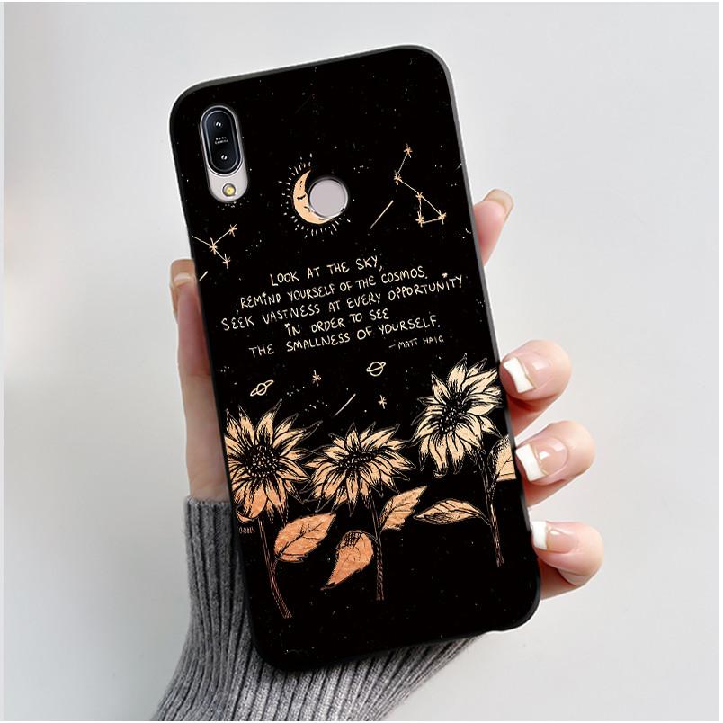 Casing For Asus Zenfone Max M2 ZB633KL X01AD X01BD Phone Case Aesthetic Fashion Cute Cat Black Silicone Shockproof Cover Bumper