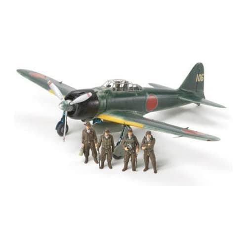 

Tamiya 1/48 Masterpiece Series No. 108 Japanese Navy Mitsubishi A6M Zero Carrier Fighter 22/22 Type A Plastic Model Kit 61108