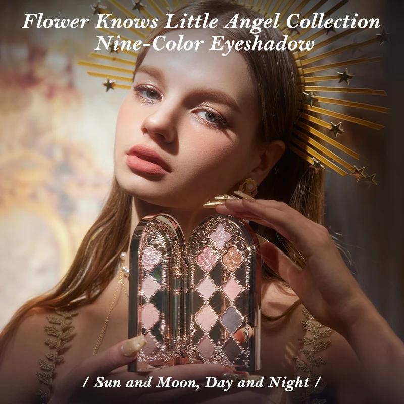 Flower Knows Little Angel Kollekció Kilencszínű Szemhéjpárló Paletta