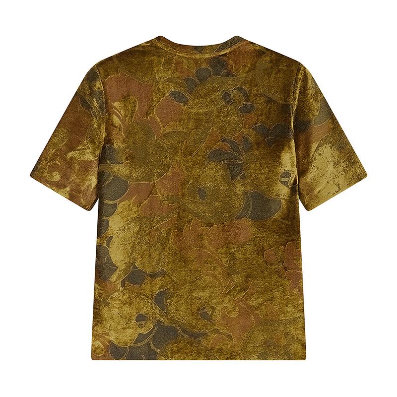 JNBY 2025 Fall Commuter X-Type Round Neck Short Sleeve T-Shirt