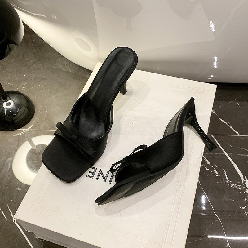 Dámské podpatky Pantofle Sexy Elegantní Boty na vysokém podpatku Venkovní Ležérní Lodičky s otevřenou špičkou Dámské Muly Dámské Boty Zelené Červené Černé Sandály