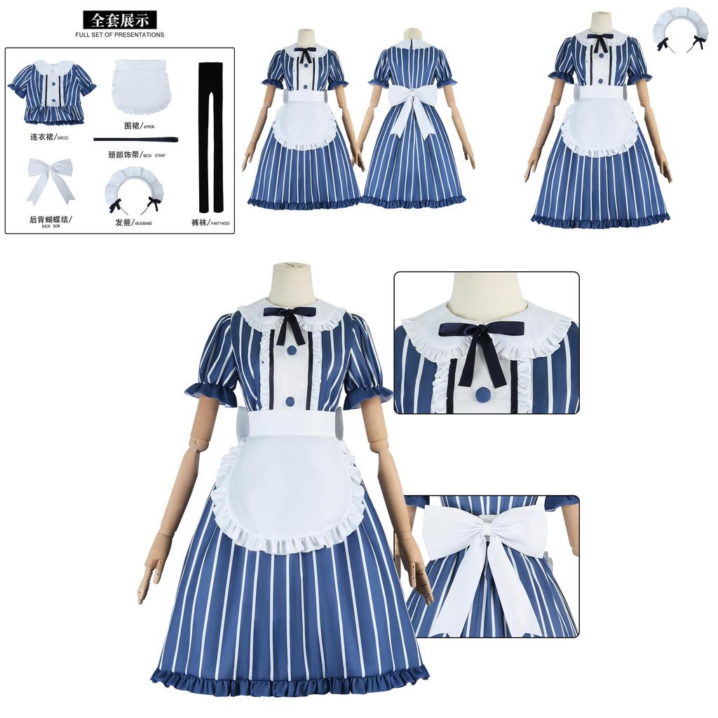 Süßes frisches Cosplay-Kostüm Göttin Komplettset für Anime- und Rollenspiele