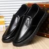 New casual leather shoes business business leather shoes breathable tide casual shoes soft surface