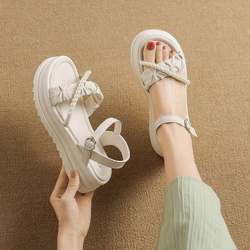 Summer Women Classic Slides Slippers Slip on Beach Sandals With Double Buckle Comfort Lightweight EVA