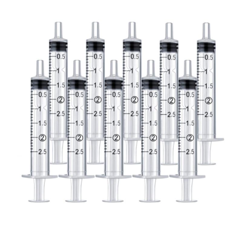 Wholesaale  1ml-10ml 10-20Pcs  Plastic Reusable Nutrient Syringe Hydroponics l Measuring  For Kithchen Too