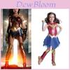 Wonder Woman Cosplay Costume For Kids Halloween And Party Suit For Girls