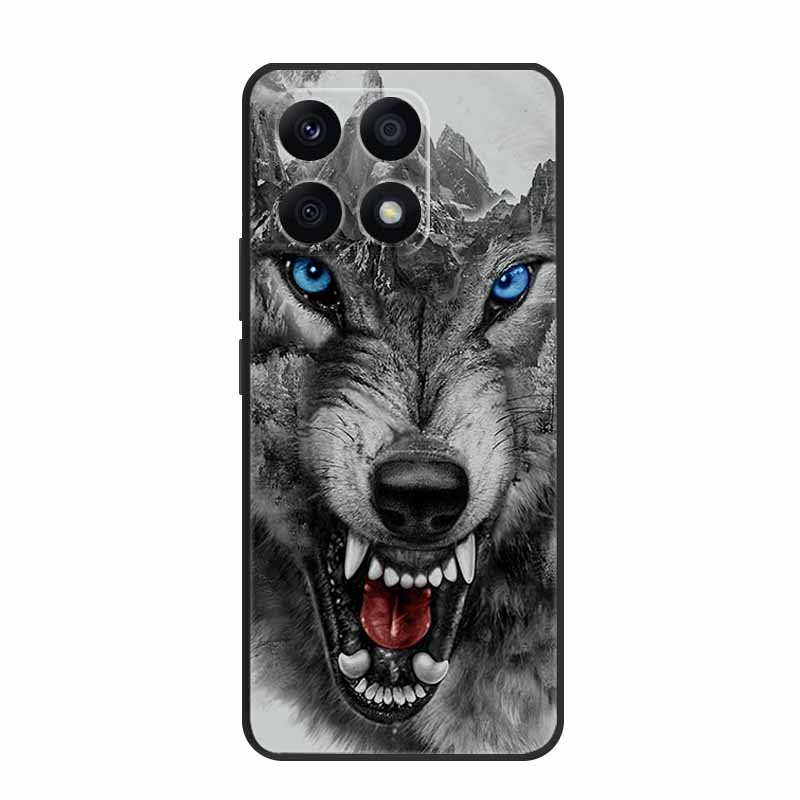 For Honor X6B Case Soft Printed Lion Wolf TPU Silicone Cover for Huawei Honor X6b Case JDY-LX1 Protection HonorX6b Girl Covers