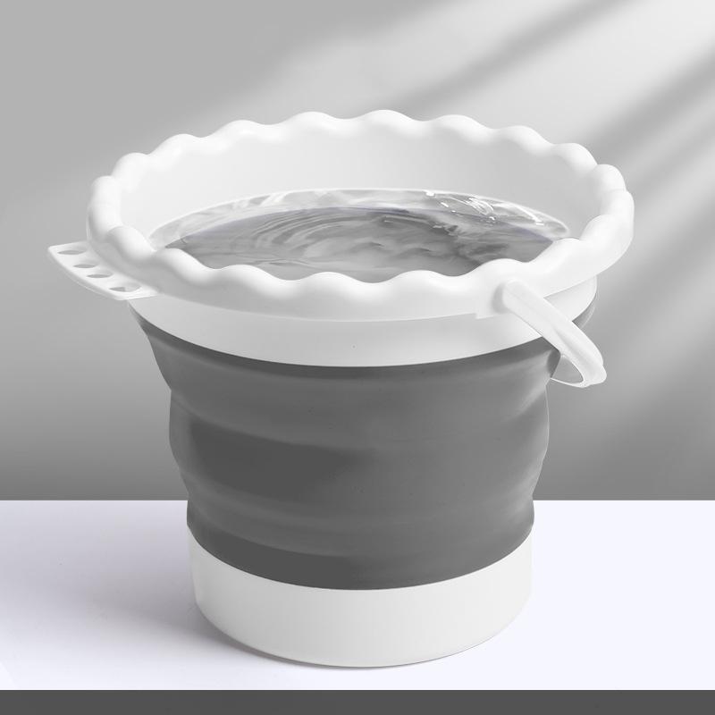 Foldable Water Bucket Essential For Fishing Camping Travel Collapsible Pail With Handle For Easy Storage Outdoor Use