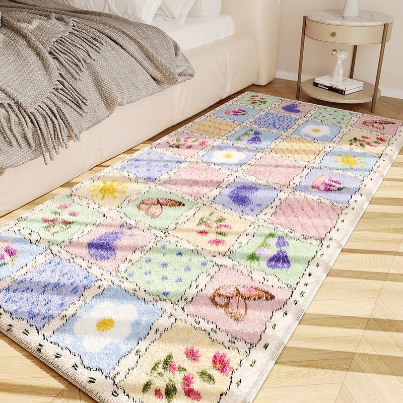 Couverture de chevet isolante d'hiver pour chambre d'enfant, Coussin pour le pied du lit, le salon, le balcon, Décoration intérieure