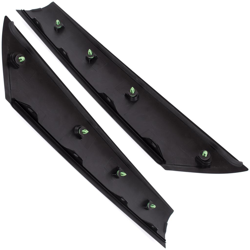 MINI R55 A-pillar Outer Cover Strip BLACK GLOSS Left + Right 2 Pcs. SET