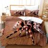 Trendy Personalized Black And White Spider Quilt Set Three-Piece 3D Digital Four-Piece Bedding Can Be Diy