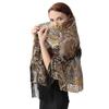 60*190cm Women's Mesh Sequin Cape Fringed Evening Shawl Wrap Glittering Scarf