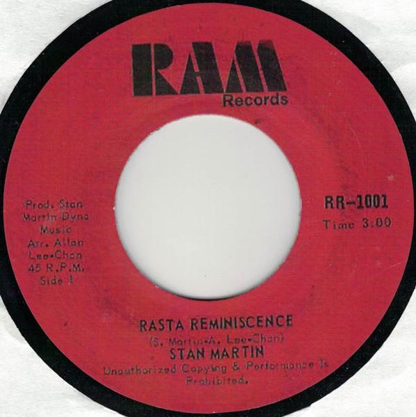 7inch Record STAN MARTIN (3) - Rasta Reminiscence RR1001 Ram Records 2015 UK Reggae, Ska & Dub Used