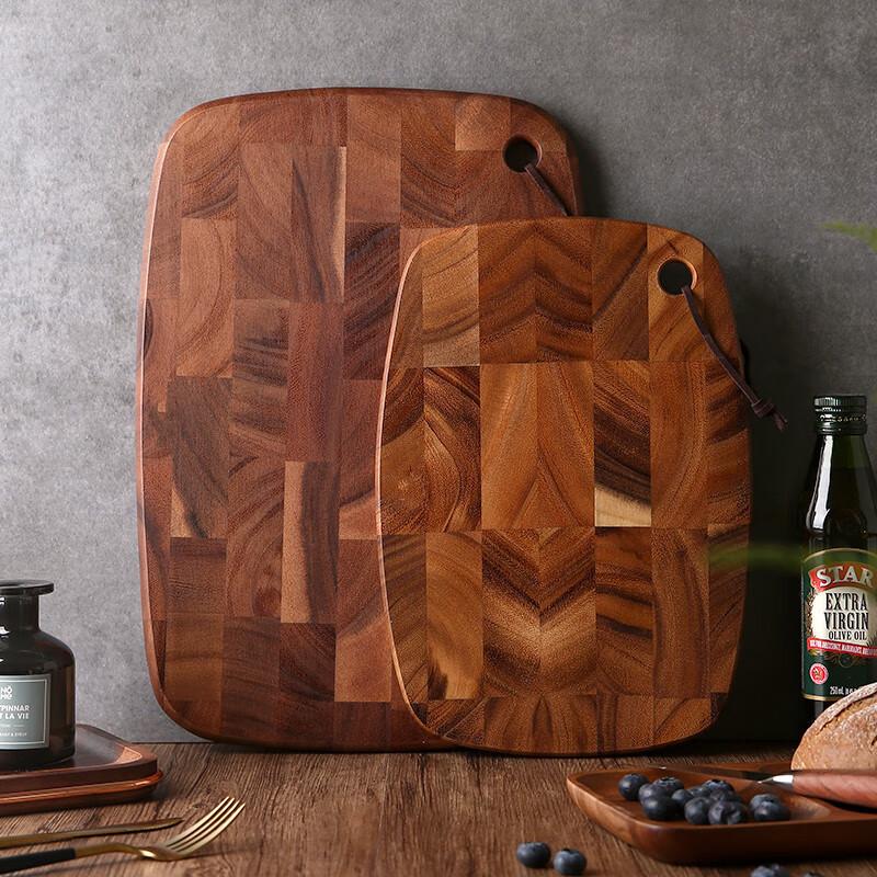 Miling Acacia Wood End-Grain Cutting Board