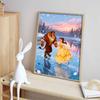 Disney diamond art painting kit Beauty and the Beast 5D handmade diy diamond painting, home wall decoration