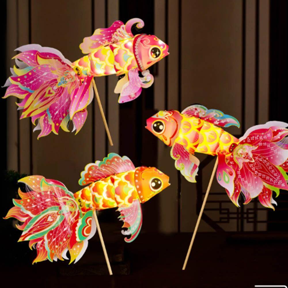 Good Luck Fish Lantern Handmade Diy Handheld Goldfish   Lantern  Cultural Heritage
