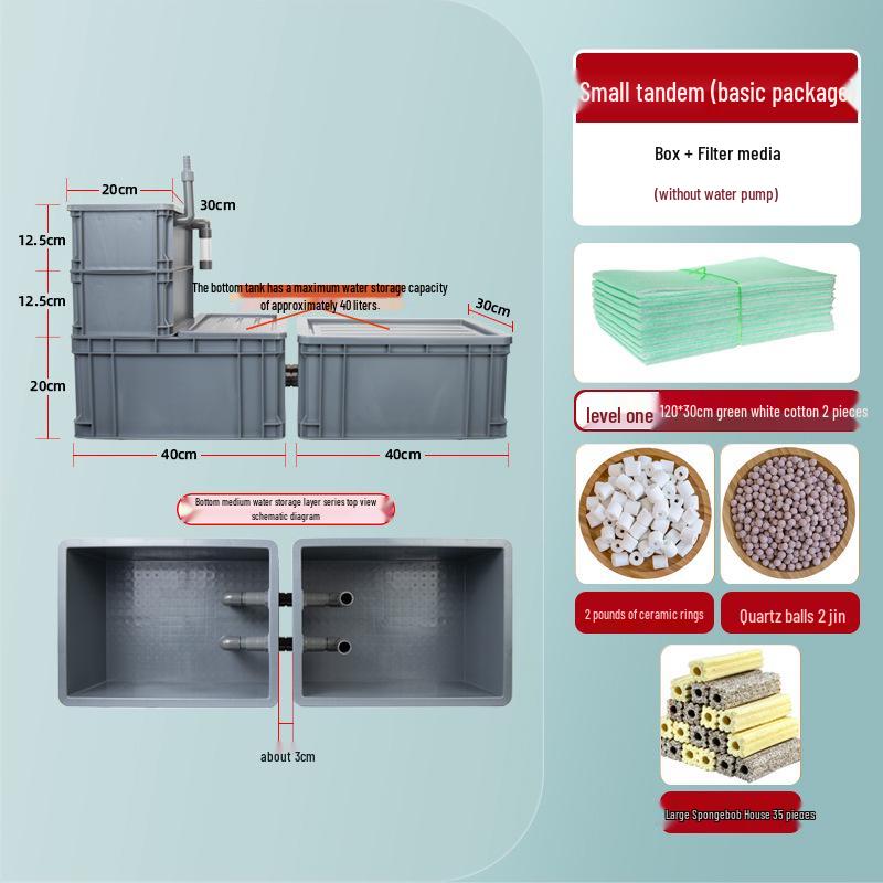 DIY Fish Tank Trickle Filter: Modular Dry-Wet Separation Box for Bottom Filtration