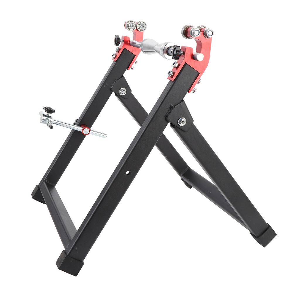 Motorcycle Wheel Balancer Truing Stand Foldable Portable Adjustable Centering Cones Rim Tire Balancer for Sport Dirt