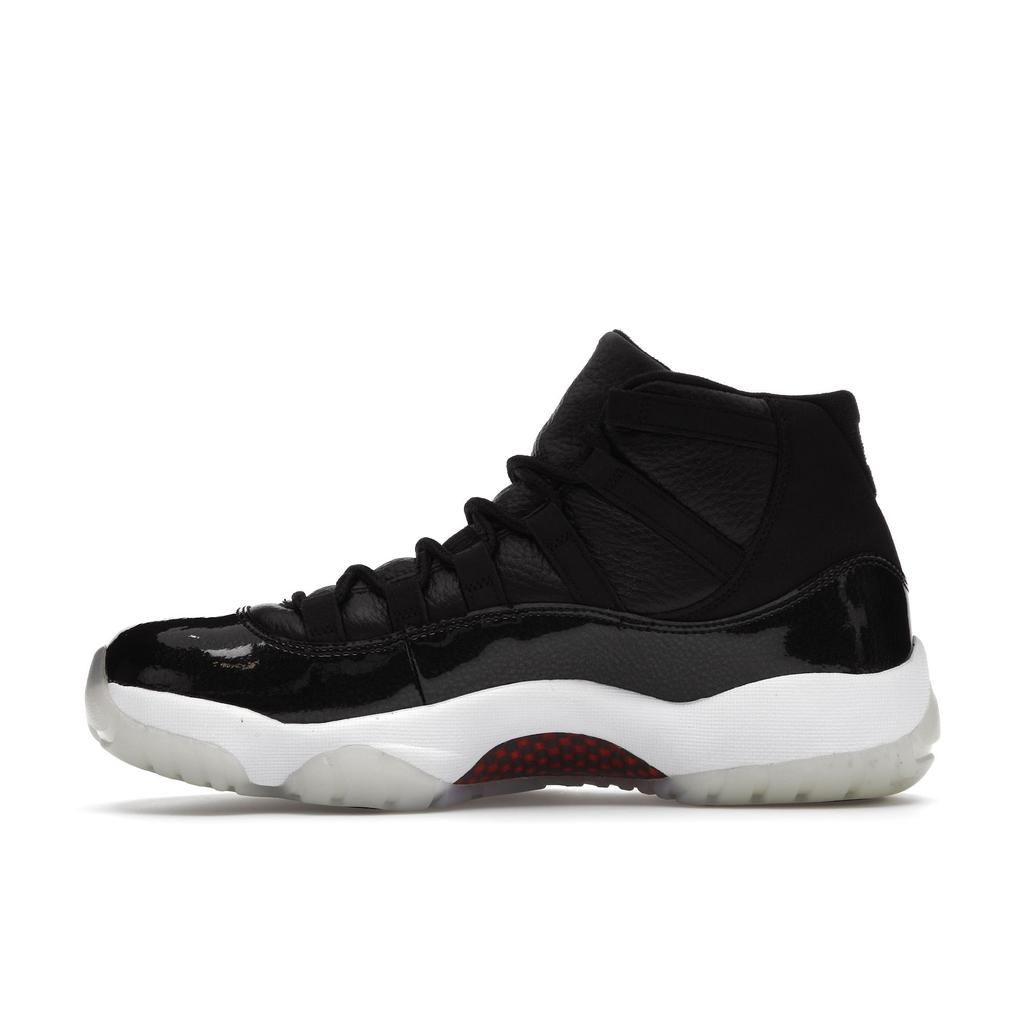 Air Jordan 11 Retro 72-10 Men Sneakers Black Black-Varsity-Red 378037-002