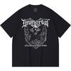230 Gsm 100% Cotton Heavy Metal T-Shirt  Rock Band Popular Music Print Unisex Heavy Cotton T Shirt