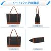 Vaschy Large Capacity Tote Bag for Women, Business Bag, A4 Size, 15.6-inch Laptop Bag, Shoulder Bag, Handbag, Commuter Bag, School Bag, Business Trip
