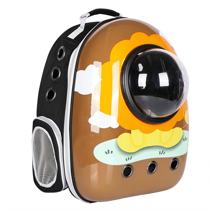 Cat Bag Out Portable Space Capsule Breathable Cat Backpack Pet Double Shoulder Large Capacity Cage Dog Cat Supplies