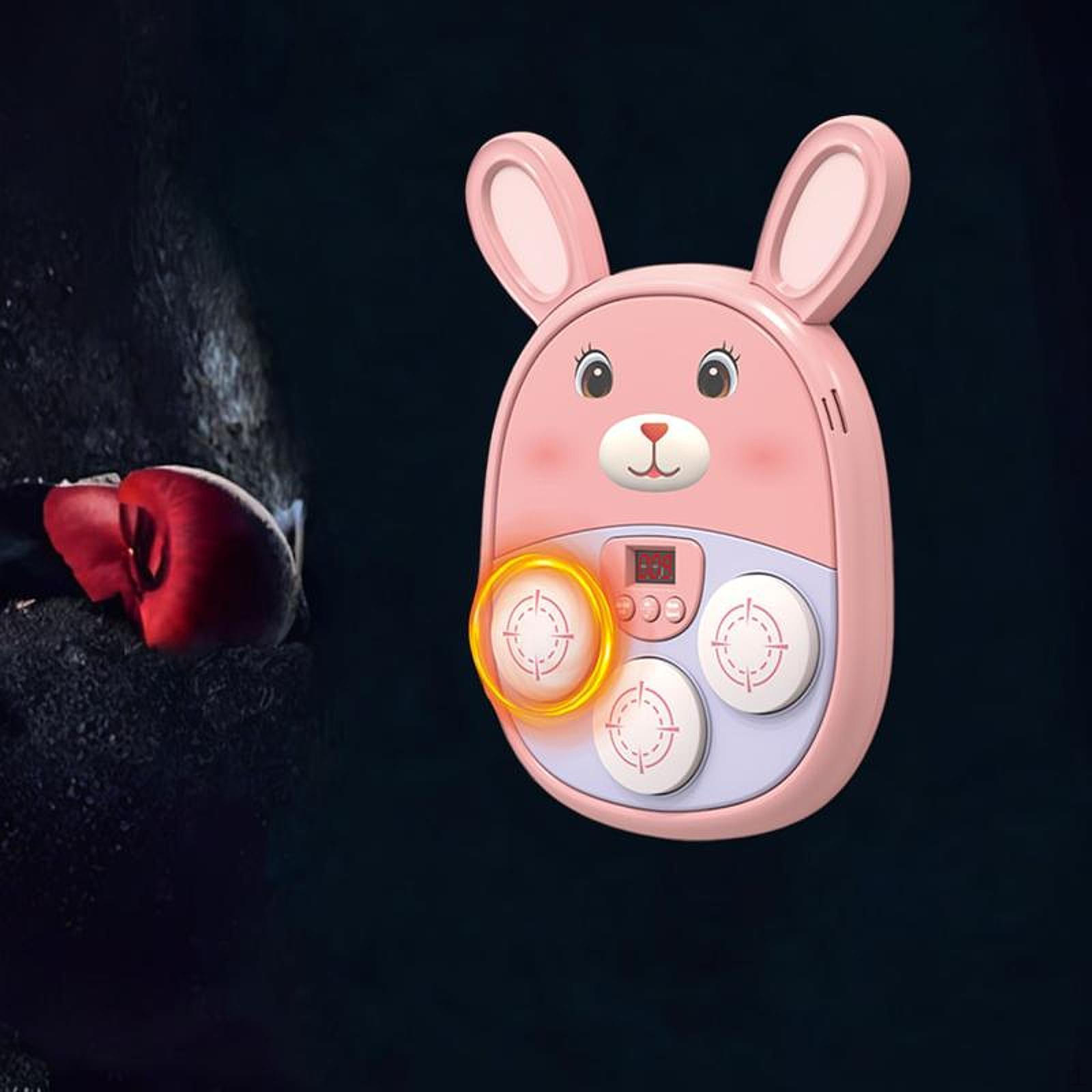 

Музыкальная боксерская машина для девочек, ударное оборудование, функция, спортивная игрушка, офис 32x24x4.35cm розовый