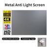 Portable Metal Projector Screen Anti Light Movie Screen 16:9 3D 4K 1080P HD Foldable Projection Screen Easy To Clean