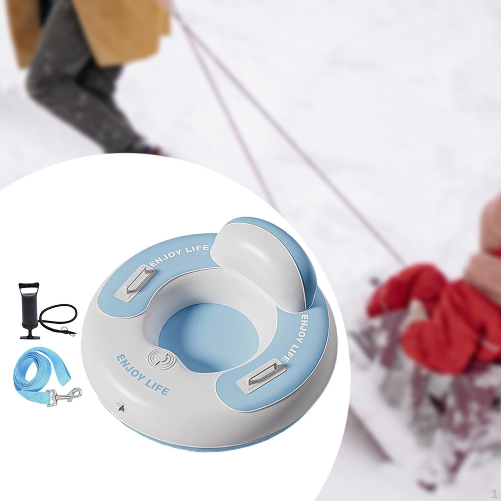 

Snow Tire with Handles, Reinforced Sled, Ideal As A Gift Idea, for Outdoor Sledding Activities синий