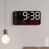 LED Digital Wall Clock Large Display Alarm Clock Perfect for Home Office Gym Decors and Seniors Precise Time Management