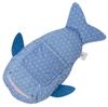 Nippon Seal Nyantomo Nekojita Plush Toy, Whale Shark, Blue, Cat Toy, Grooming Tool, Etiquette Brush, Plush Toy, Direct from Manufacturer, N70J