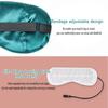 USB-beheizte Wermut-Schlafaugenmaske, ultraweiche, hautfreundliche Augenklappe, USB-Temperaturregelung, Seide, warme Behandlung