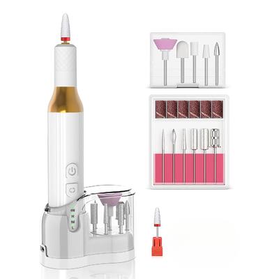 Cordless Electric Nail Files for Gel Nails Efile Manicure Kit for Women Rechargeable Wireless Drill Para Profesional Nail Drill Machine Nail Grinder