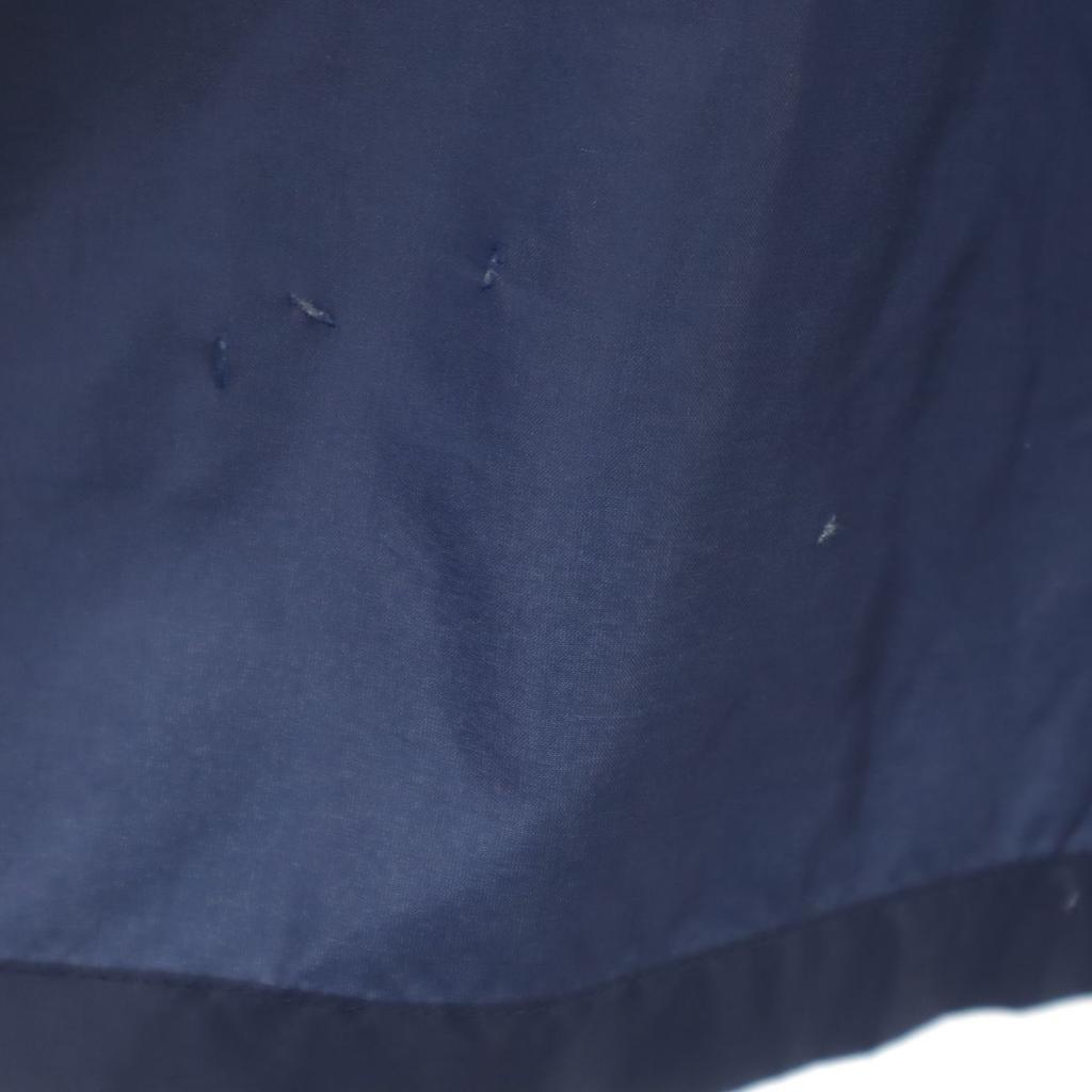 adidas 80s vintage Trefoil logo Jacket M Navy Mesh-lined hood Men's Used