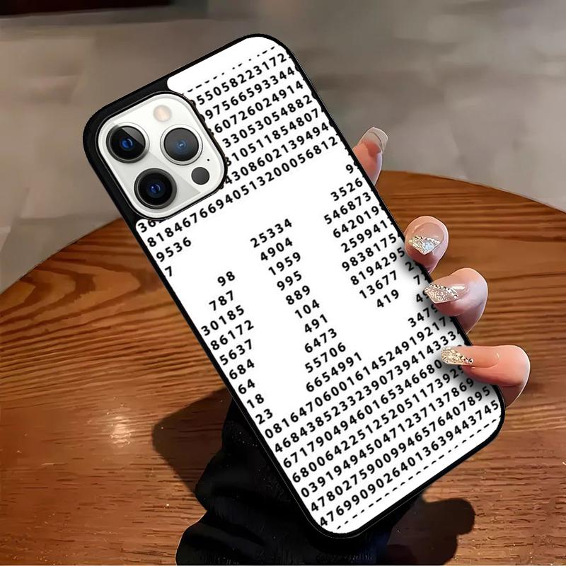 Math Formula Pi Phone Case For iPhone 17 Air 16 15 14 13 12 11 Pro Max Max Plus Bumper Case Cover