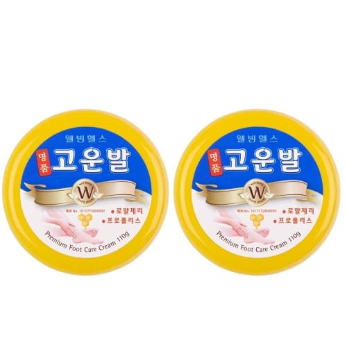 [Authentic Korean Product] [Set of 2] Kounbal Cream Yellow Heel Cream with Propolis & Royal Jelly, 110g, Kounbal, Kounpal, Exfoliating Care [Registere