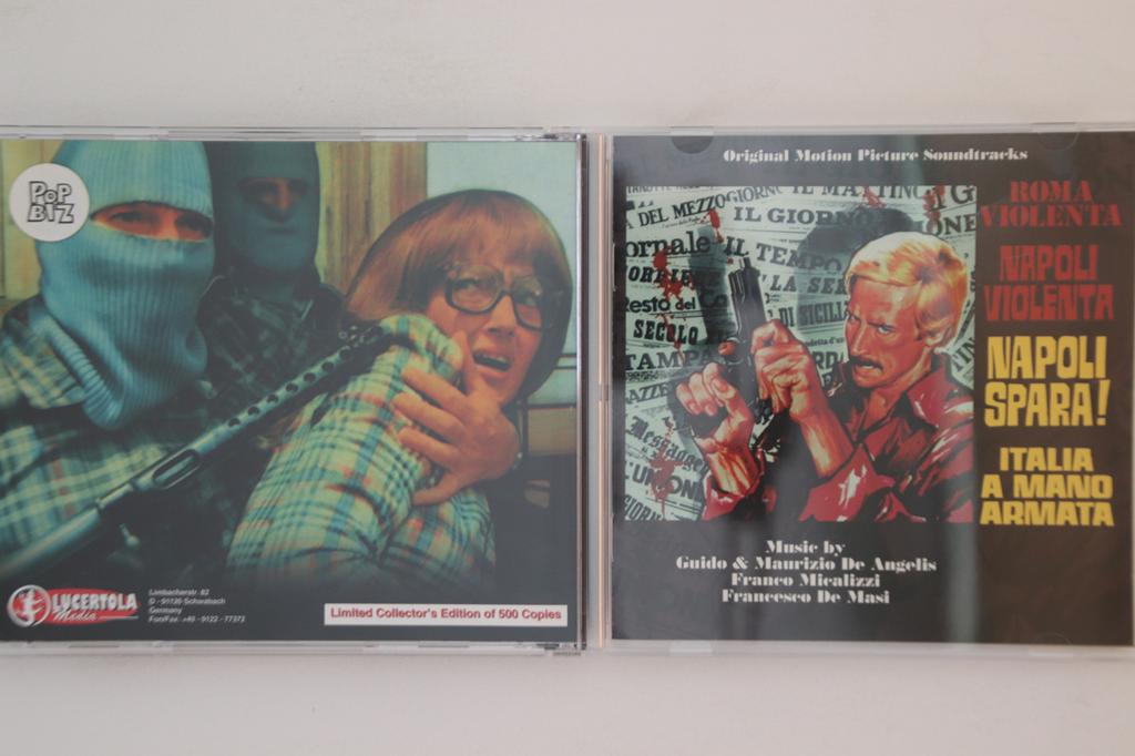 CD OST - Roma Violenta / Napoli Violenta / N LMCD007 LUCERTOLA MEDIA 1996 Non Japan Soundtracks & Musicals Used