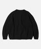 Frizmworks Heavy Wool Round Cardigan _ Black