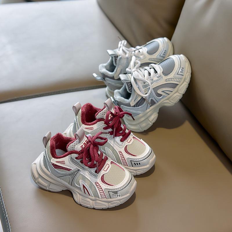 2025 Autumn/Winter Kids Sports Casual Shoes for Boys and Girls - Trendy and Comfortable Running Sneakers for Older Children.