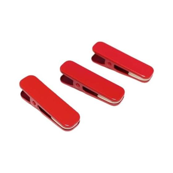Kimono clips, small kimono clips, set of 3, red, handy clips, kimono clips, kimono accessories, kimono clips, made in Japan