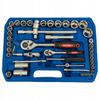 Wielofunkcyjny zestaw narzędzi 94 el. do naprawy samochodów, motocykli, rowerów, klucze nasadowe, śrubokręt – warsztat
